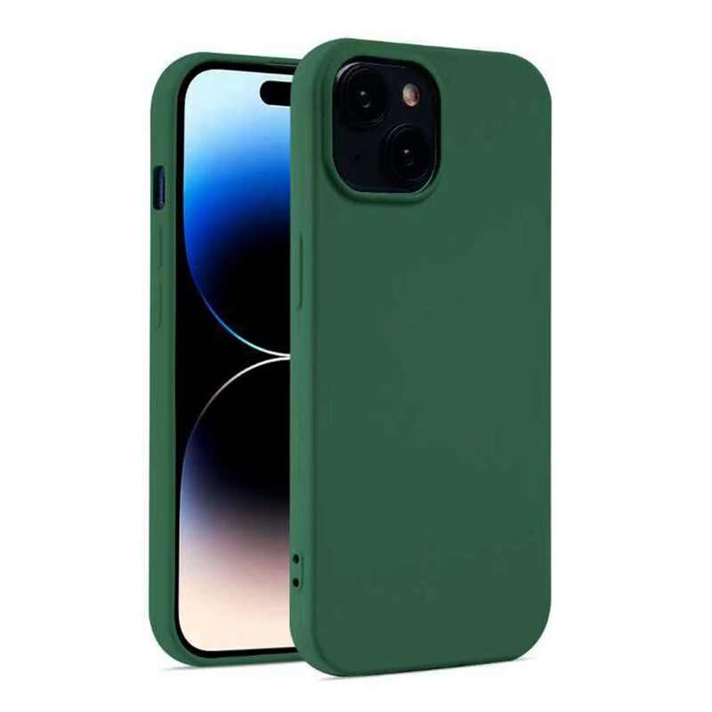 Husa Soft » iPhone 15 Pro Max, MicroFiber, TPU, Dark GREEN