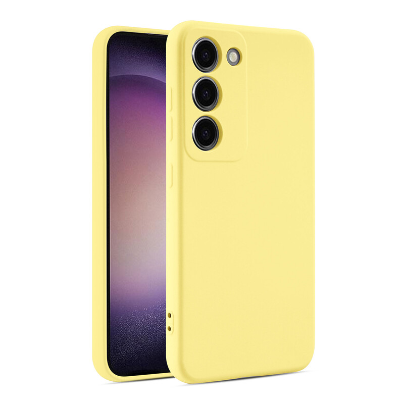 Husa Soft » Samsung S23 Plus (S916), MicroFiber, TPU, Neon YELLOW