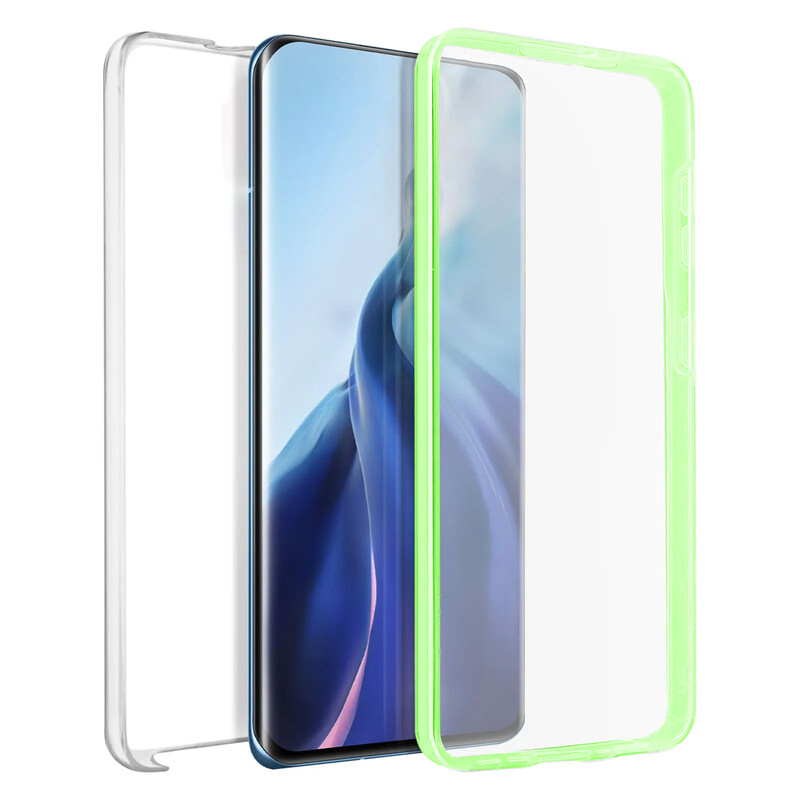 Husa 360 » iPhone 11 Pro, Front & Back, TPU+PC, Clear/Green