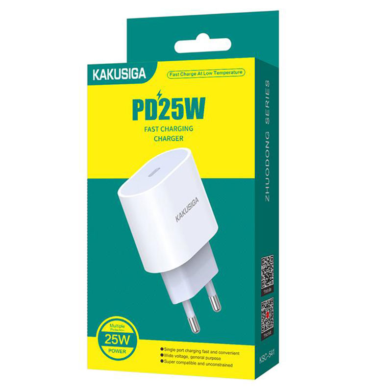 Kaku (KSC-541) - Incarcator Retea, 25W, 1xUSB-C, PD, White