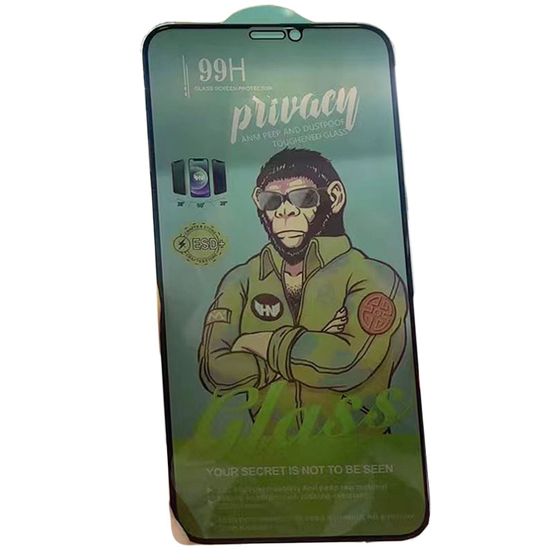 99H » Privacy » Folie iPhone 11 Pro Max / Xs Max » 3D Full Glass, frame BLACK