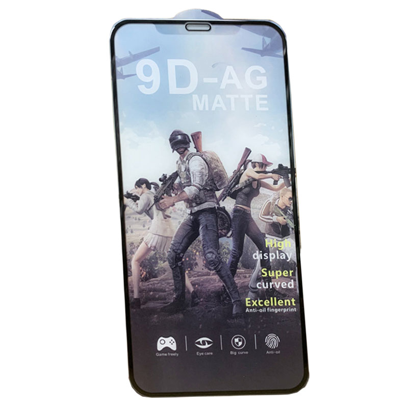 AG » Folie Mata » iPhone 14 / 13 Pro / 13 - Matte Glass, Clear/Black