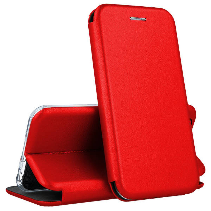 Husa Flip » Xiaomi 12, Magnetic Shell, Red