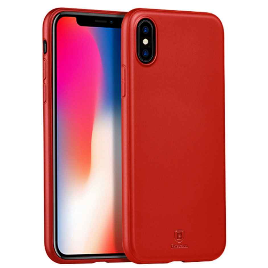 Husa Baseus » Samsung A6 (A600) 2018, UltraThin TPU, Red
