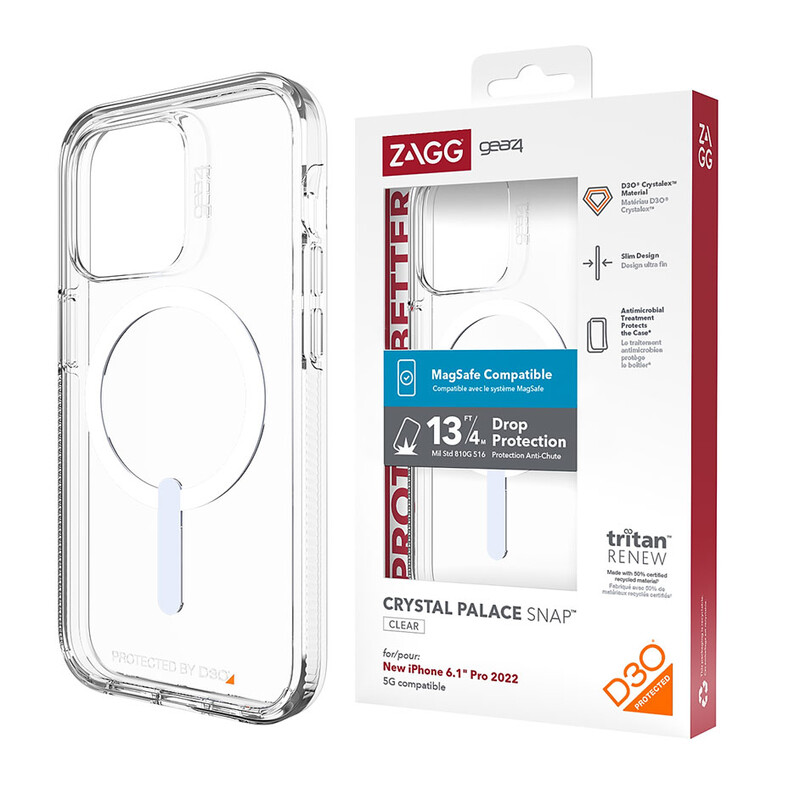 Husa gear4 » iPhone 14 Plus, ShockProof cu MagSafe, Clear