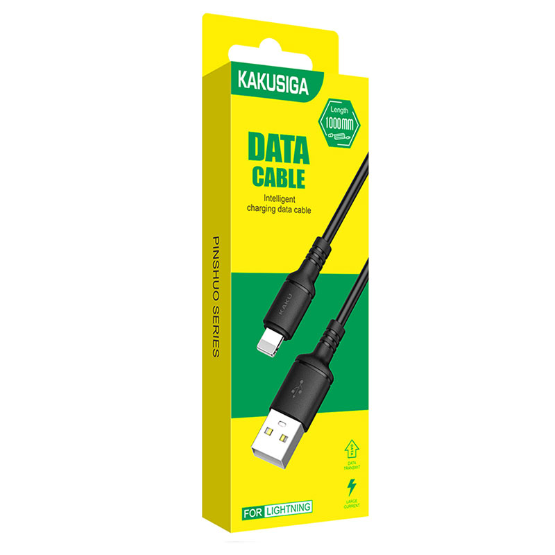Kaku (KSC-419) - Cablu Date si Incarcare, USB-A la Lightning, 18W, 2.4A, 1m, Black