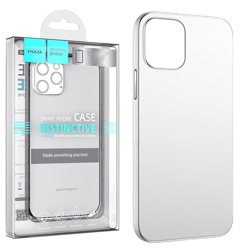 Husa Hoco » iPhone 13 Pro Max - SuperSlim, Frosted, White
